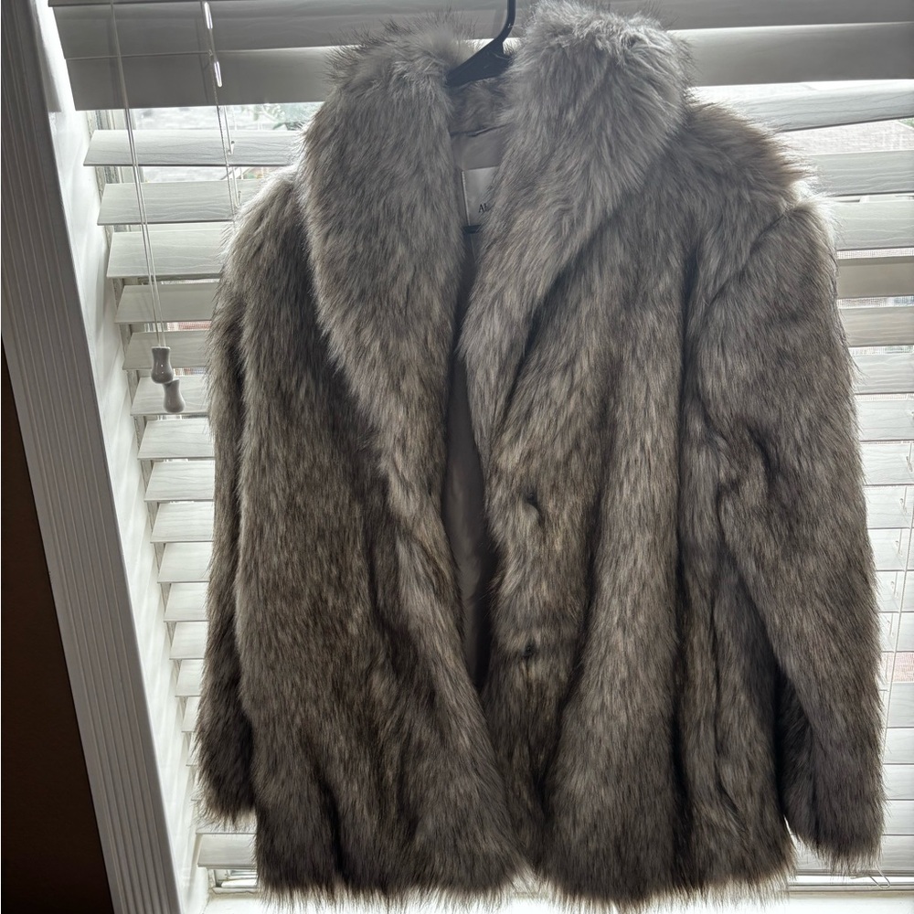 Abercrombie  Faux Fur Coat